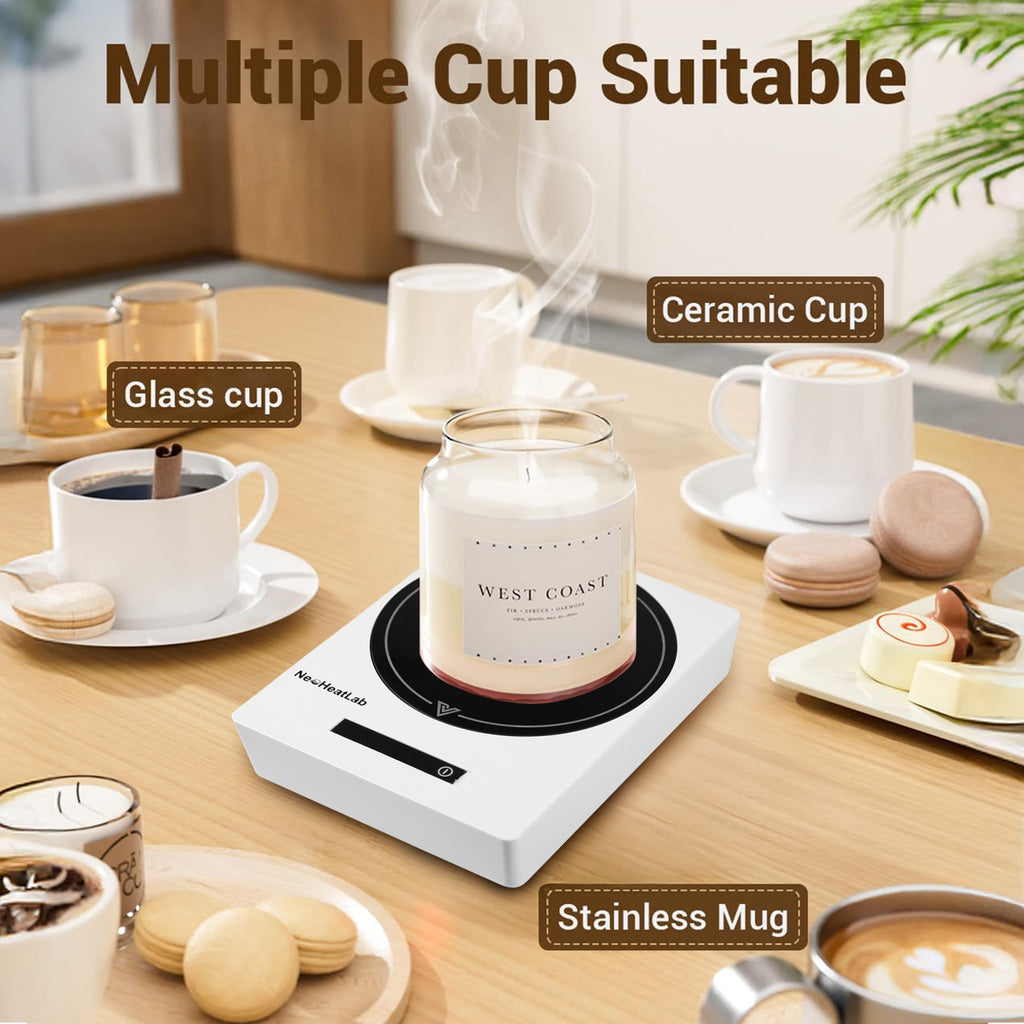 Smart Coffee Mug Warmer with 8-Hour Auto Shut-Off – Keep Every Sip Warm
